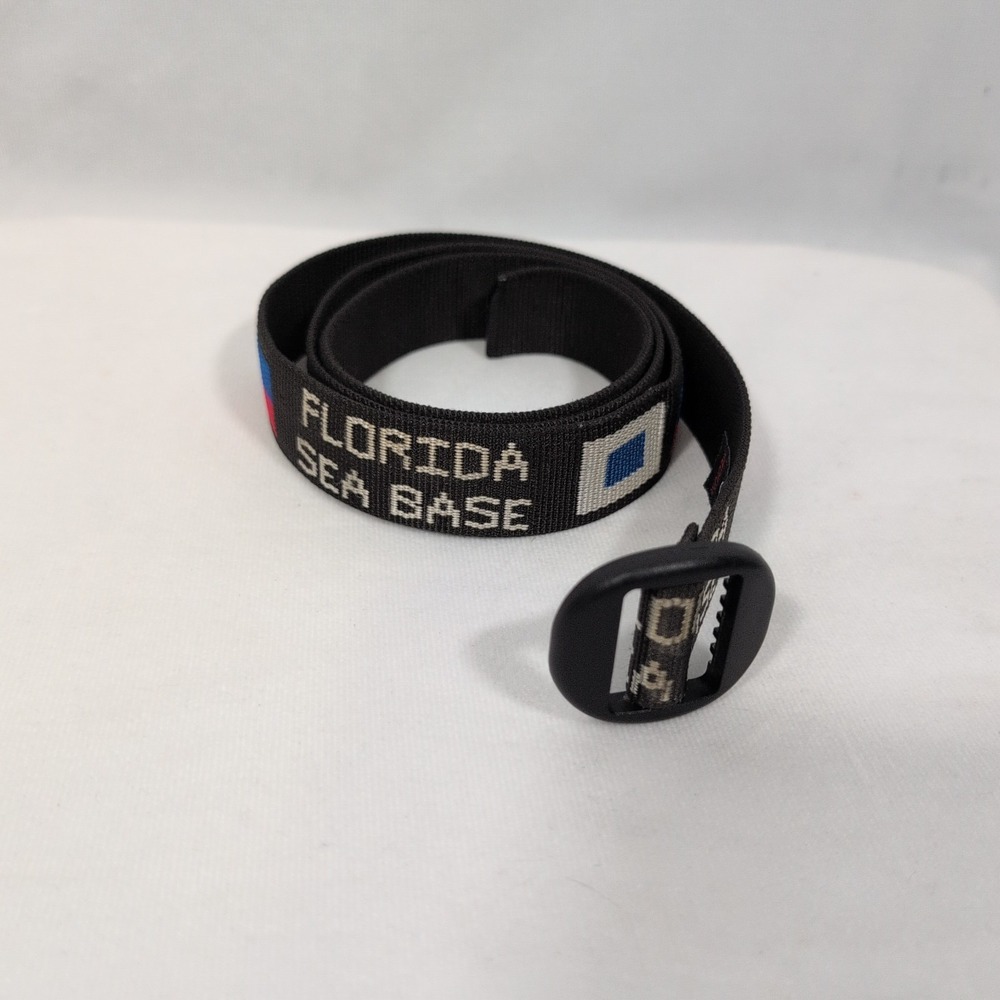 Boy Scout Bison Size Medium High Adventure Camp Florida Sea Base Nylon Belt